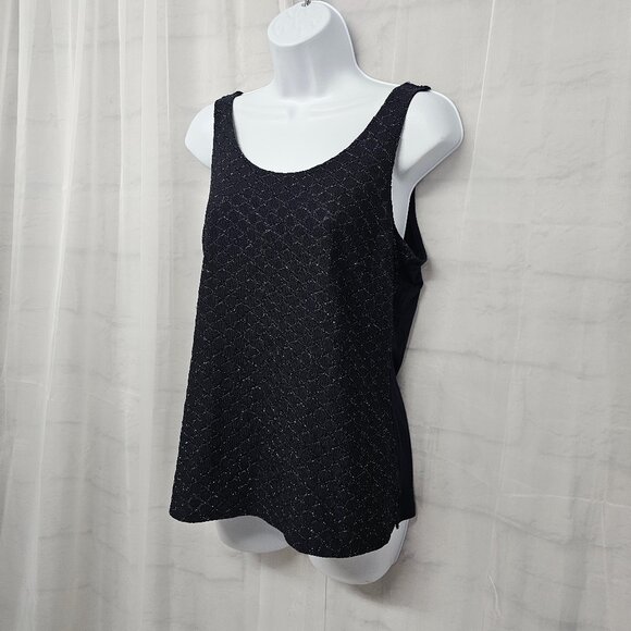 The Limited Y2K Tank Top Navy Blue Metallic Fairy Goth Boho S - Picture 4 of 11